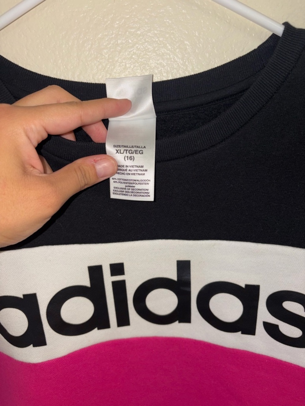 Adidas Girls’ Crewneck - Picture 2 of 3